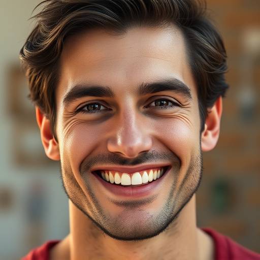 Smiling portrait of Alessandro Mancini